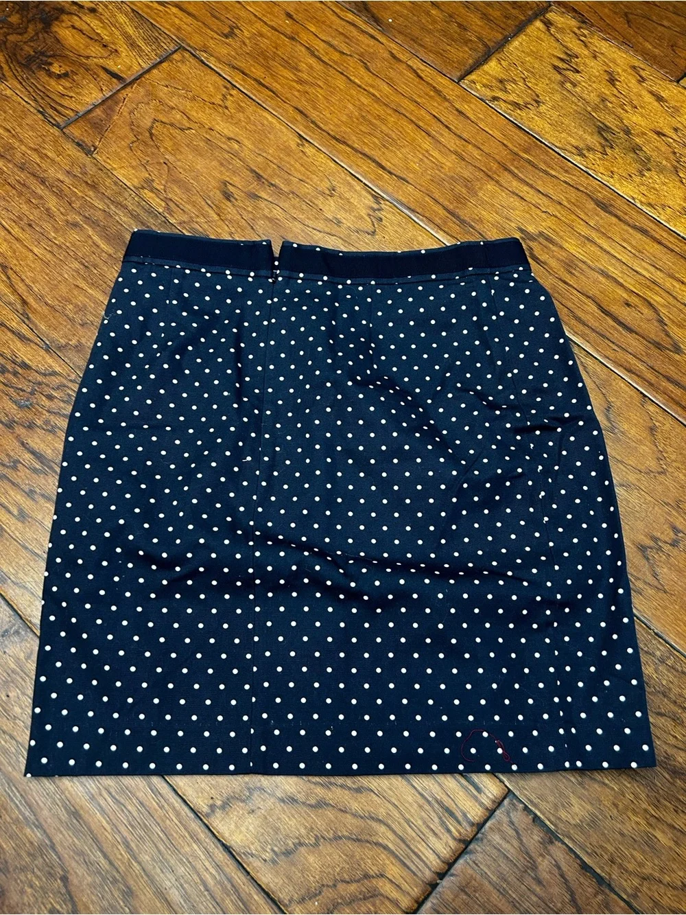 346 Brooks Brothers cotton polka dot A-line mini pencil skirt